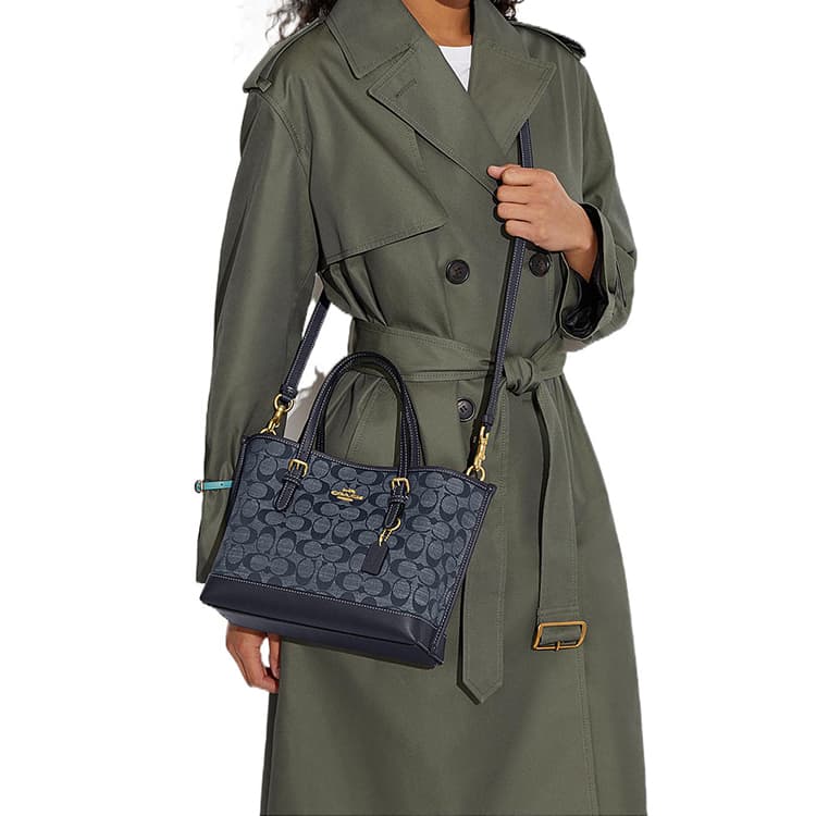 Сумка COACH Mollie 25 Denim Blue - изображение 4