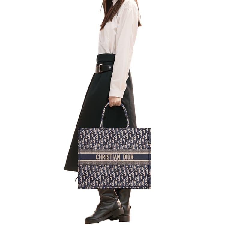 Сумка Dior Book Tote Denim Blue - изображение 5