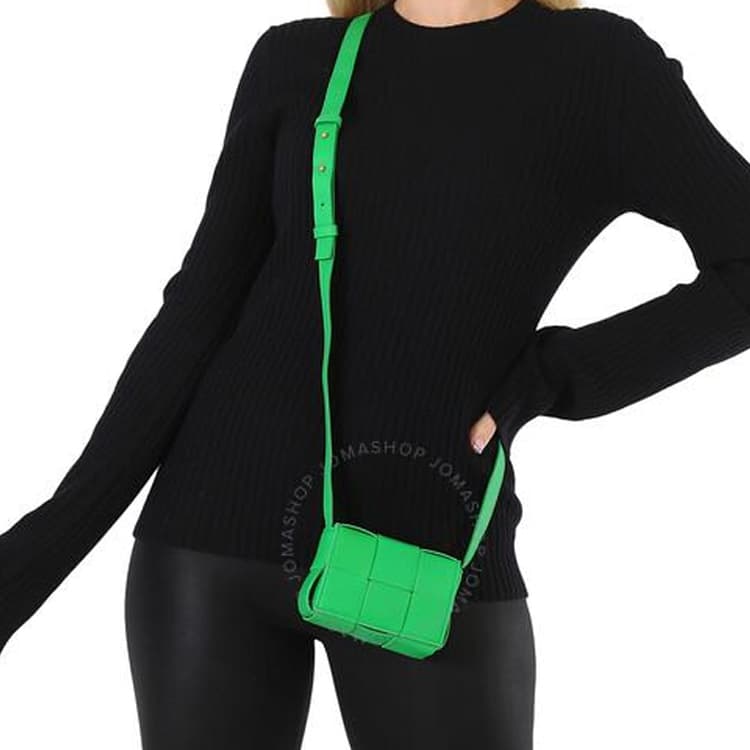 Сумка через плечо Bottega Veneta Cassette Parakeet Green - изображение 10