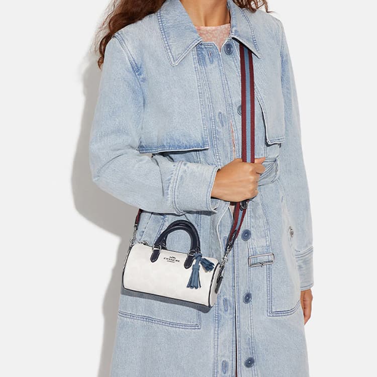 Сумка COACH Lacey 20 ChalkNavy - изображение 5
