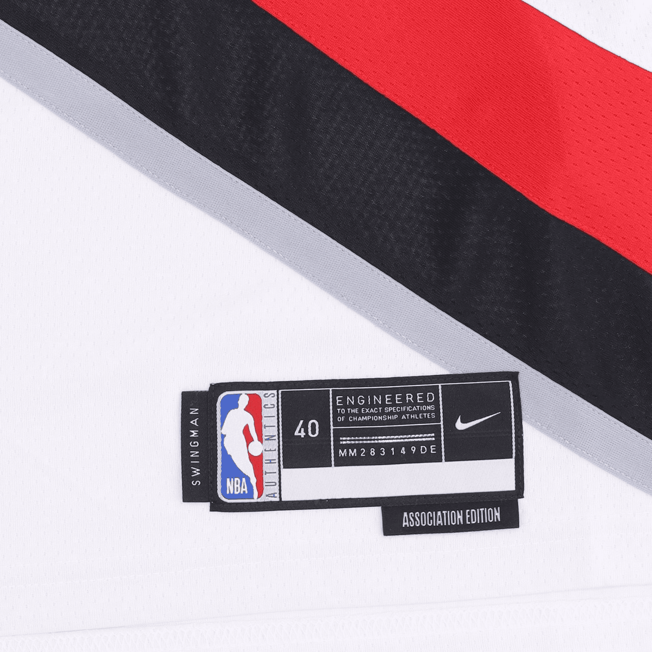 Баскетбольная майка Nike NBA Jersey Trail Blazers Lillard 0 White - изображение 4