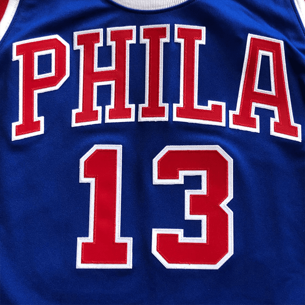 Баскетбольная майка Mitchell Ness NBA AU 66-67 76 13 - изображение 4