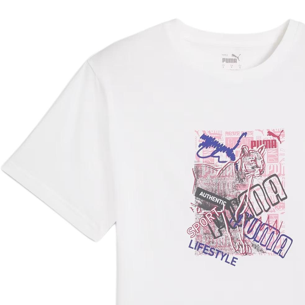 Футболка PUMA GRAPHICS logo T - изображение 3