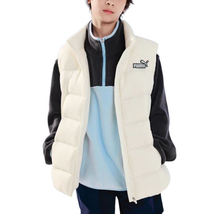 PUMA Экрю 10301 Kids Жилеты - изображение 2