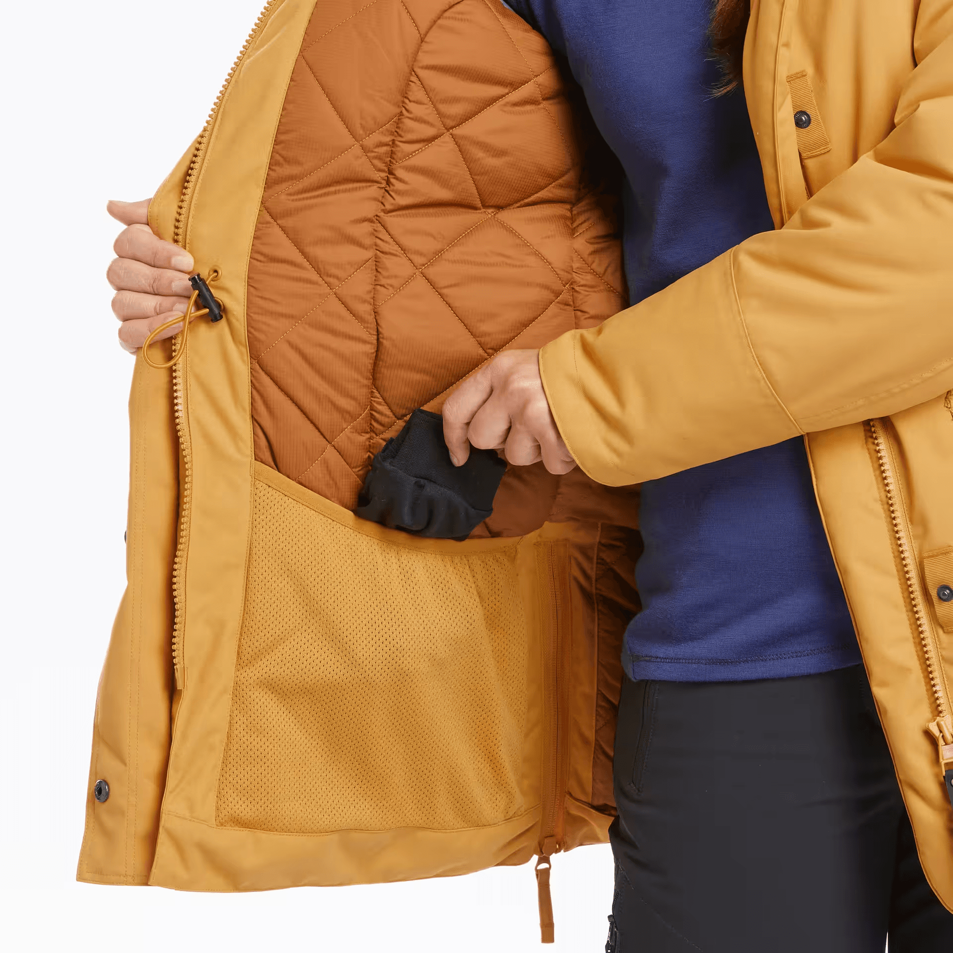 DECATHLON SH500 Быстросохнущий верх Женские Апельсин - изображение 3