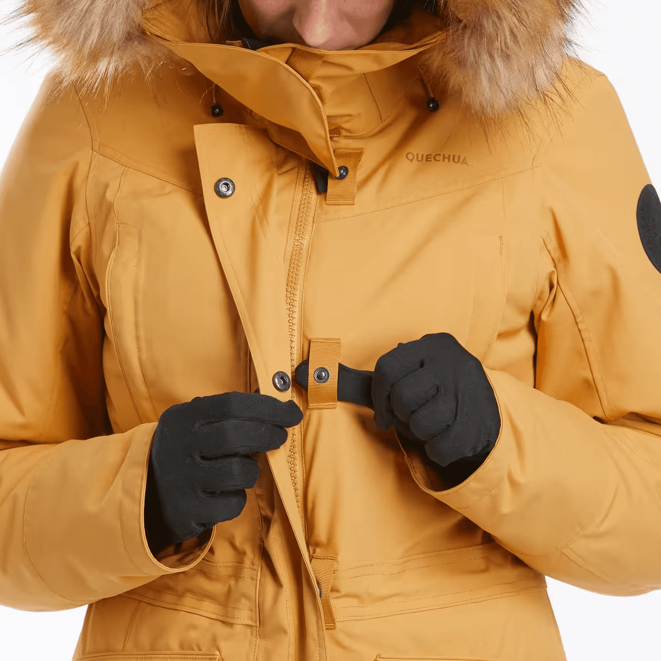 DECATHLON SH500 Быстросохнущий верх Женские Апельсин - изображение 2