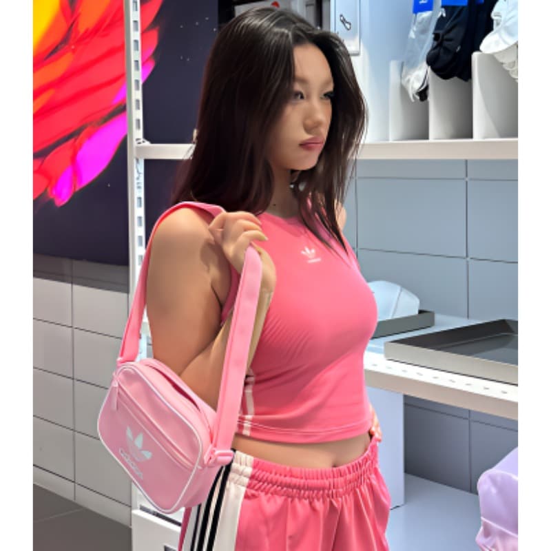 Майка adidas originals 3-Stripes Padded Tank Top - изображение 5