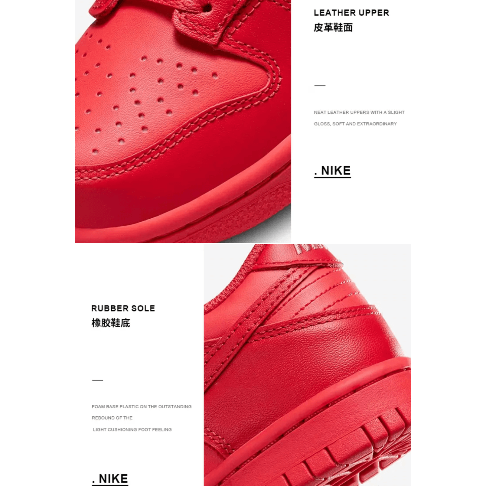 Кроссовки Nike Dunk Low "rack Red" GS - изображение 4