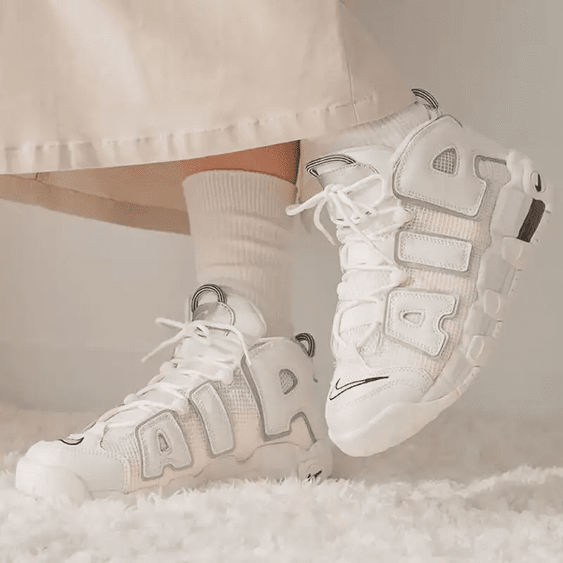 Кроссовки для баскетбола Nike Air More Uptempo GS - изображение 4