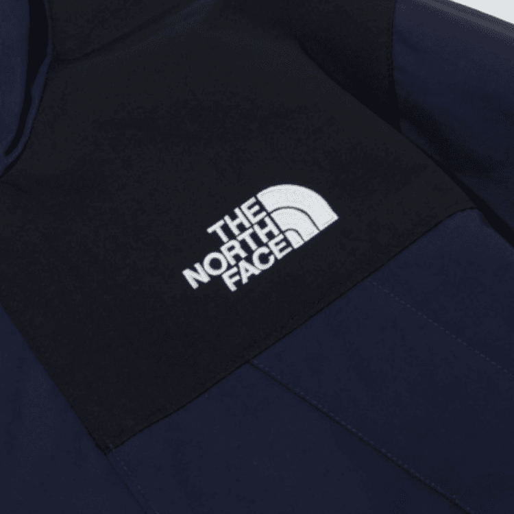 Демисезонная куртка The North Face Logo Print Zip Hoodie Navy Blue - изображение 4