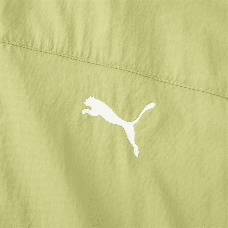 Куртка PUMA Colorblock Lightweight Woven Hoodie Jacket Green - изображение 5