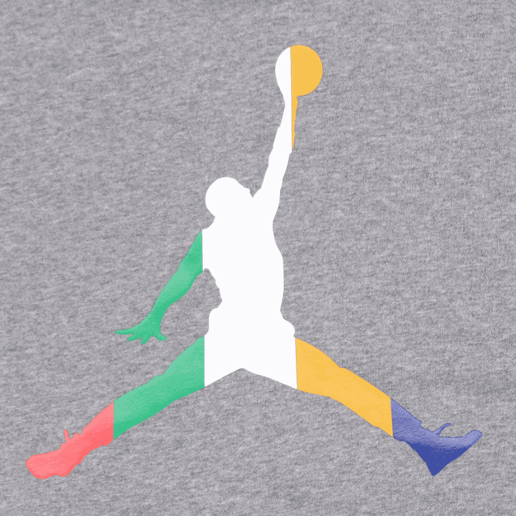 Худи Jordan Logo Hoodie Grey - изображение 3