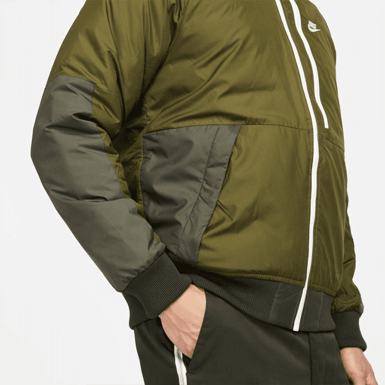 Зимняя куртка пуховик Nike Reversible Puffer Jacket Green - изображение 4