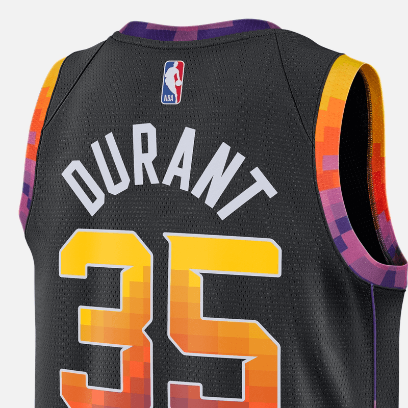Баскетбольная майка Nike Dri-Fit NBA Swingman Phoenix Suns Durant Black - изображение 4