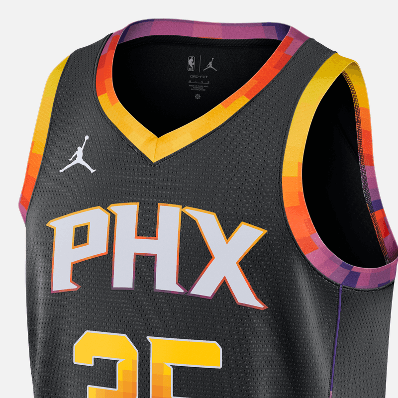 Баскетбольная майка Nike Dri-Fit NBA Swingman Phoenix Suns Durant Black - изображение 3