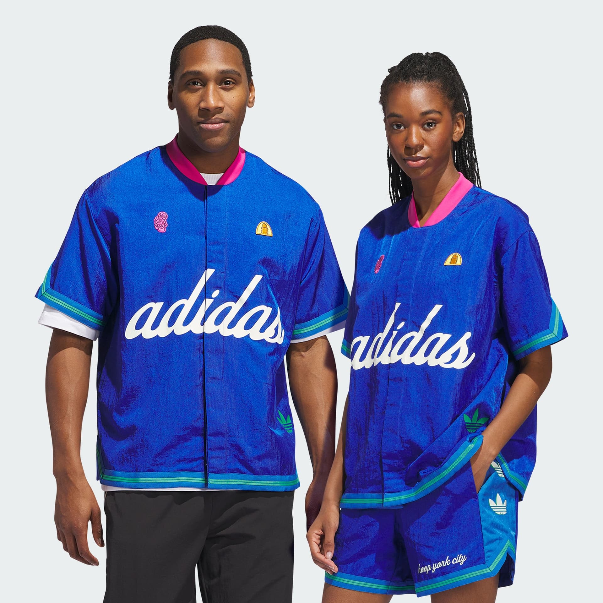 adidas originals HOOP YORK CITY WARM-UP TOP logo - изображение 5