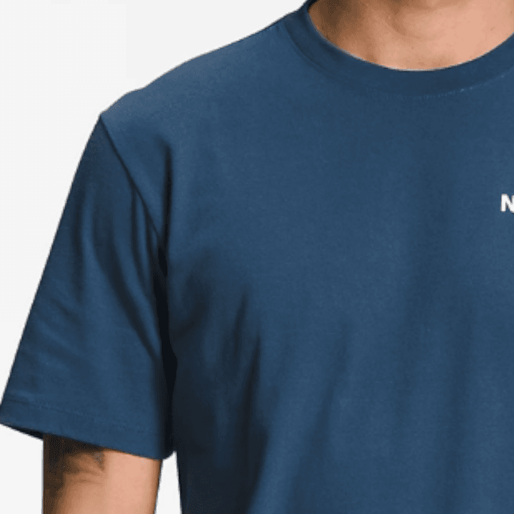 Футболка The North Face Logo T-Shirt Navy — фото 4