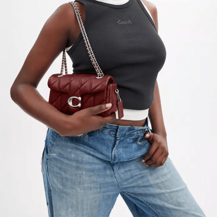 Сумка через плечо COACH Tabby 20 Ruby - изображение 7