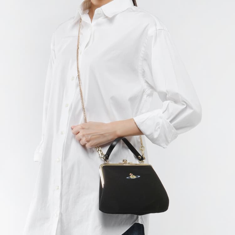 Сумка Vivienne Westwood Granny Frame Black - изображение 6