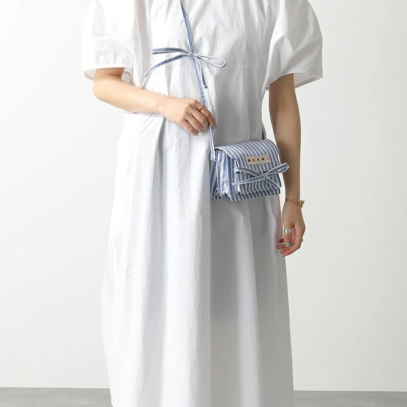 Сумка через плечо MARNI Trunk Logo - изображение 5