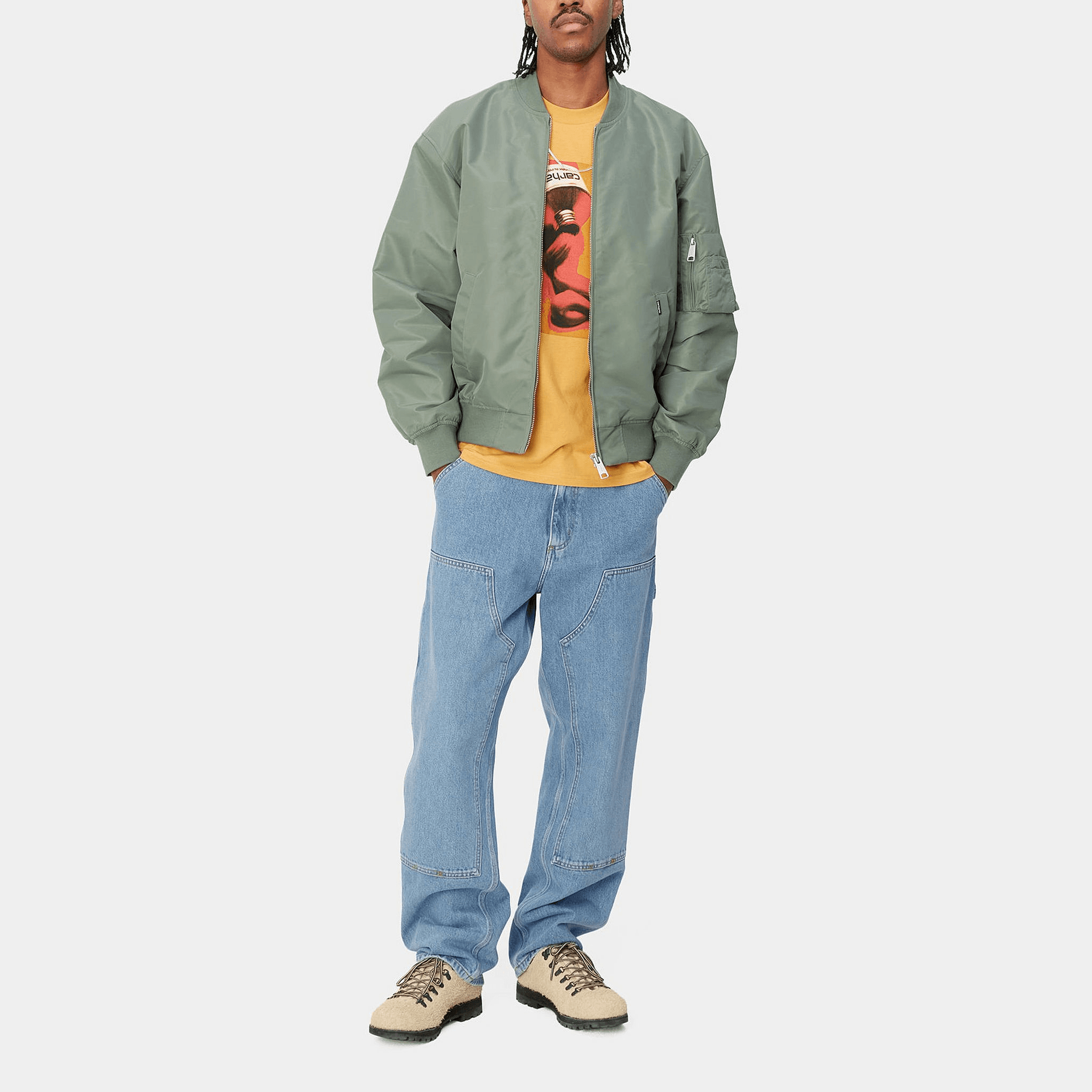 Штаны Carhartt WIP Jeans Blue — фото 3