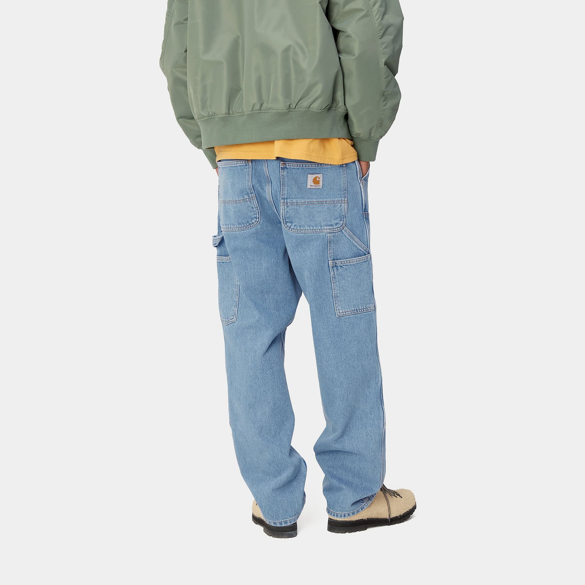 Штаны Carhartt WIP Jeans Blue — фото 5
