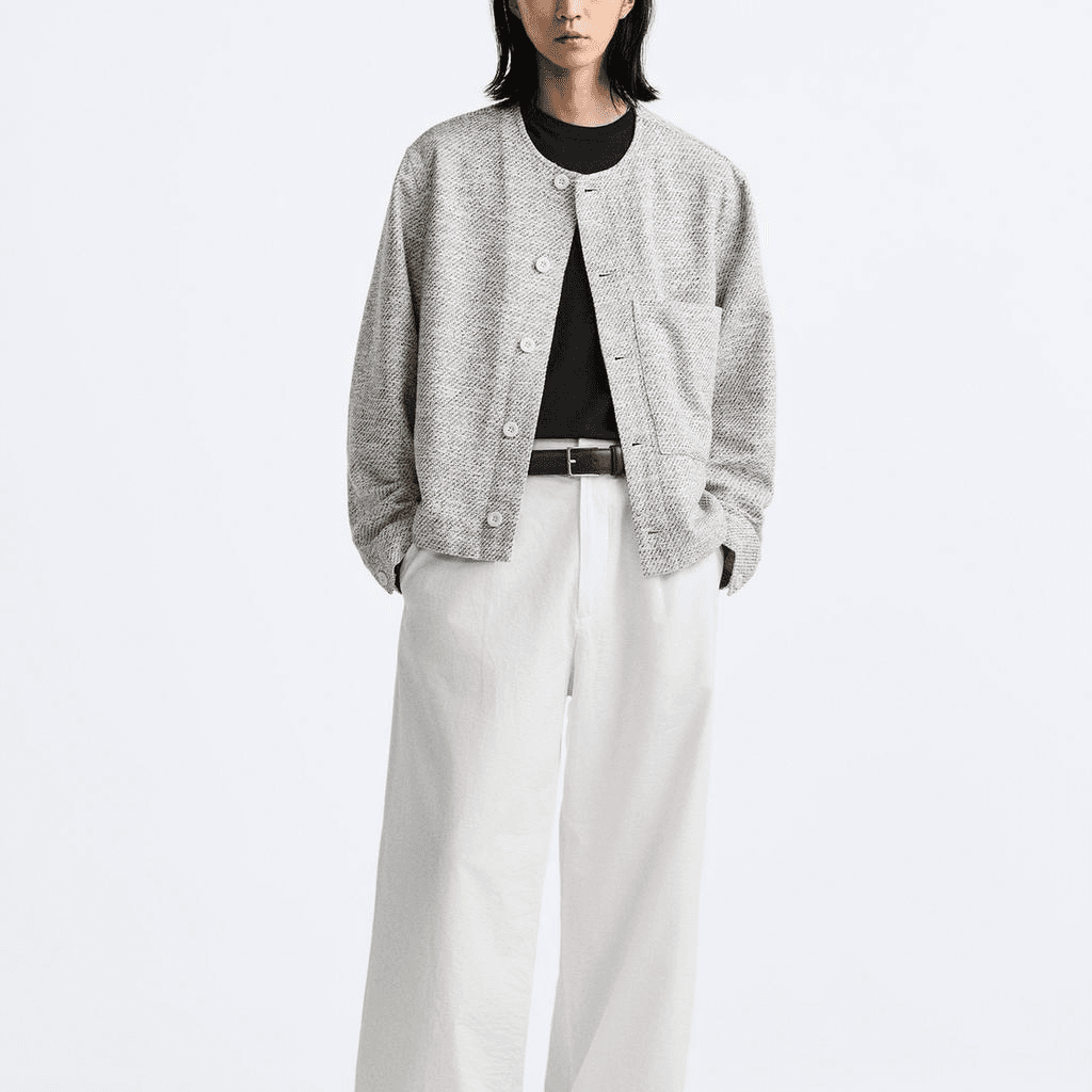 Куртка ZARA Textured Jacket - изображение 3