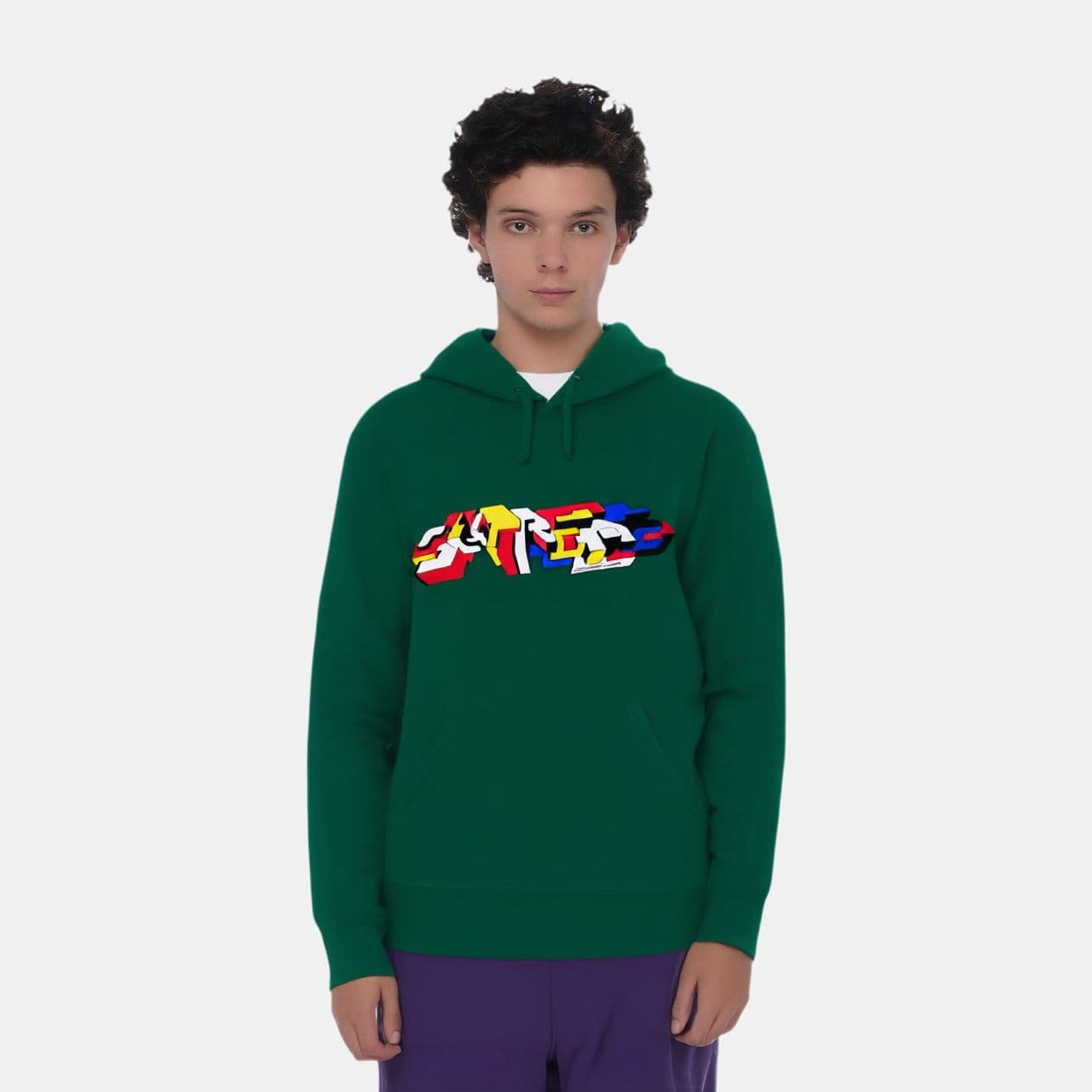 Кофта Supreme FW19 Week 7 Delta Logo Hooded Sweatshirt logo - изображение 2
