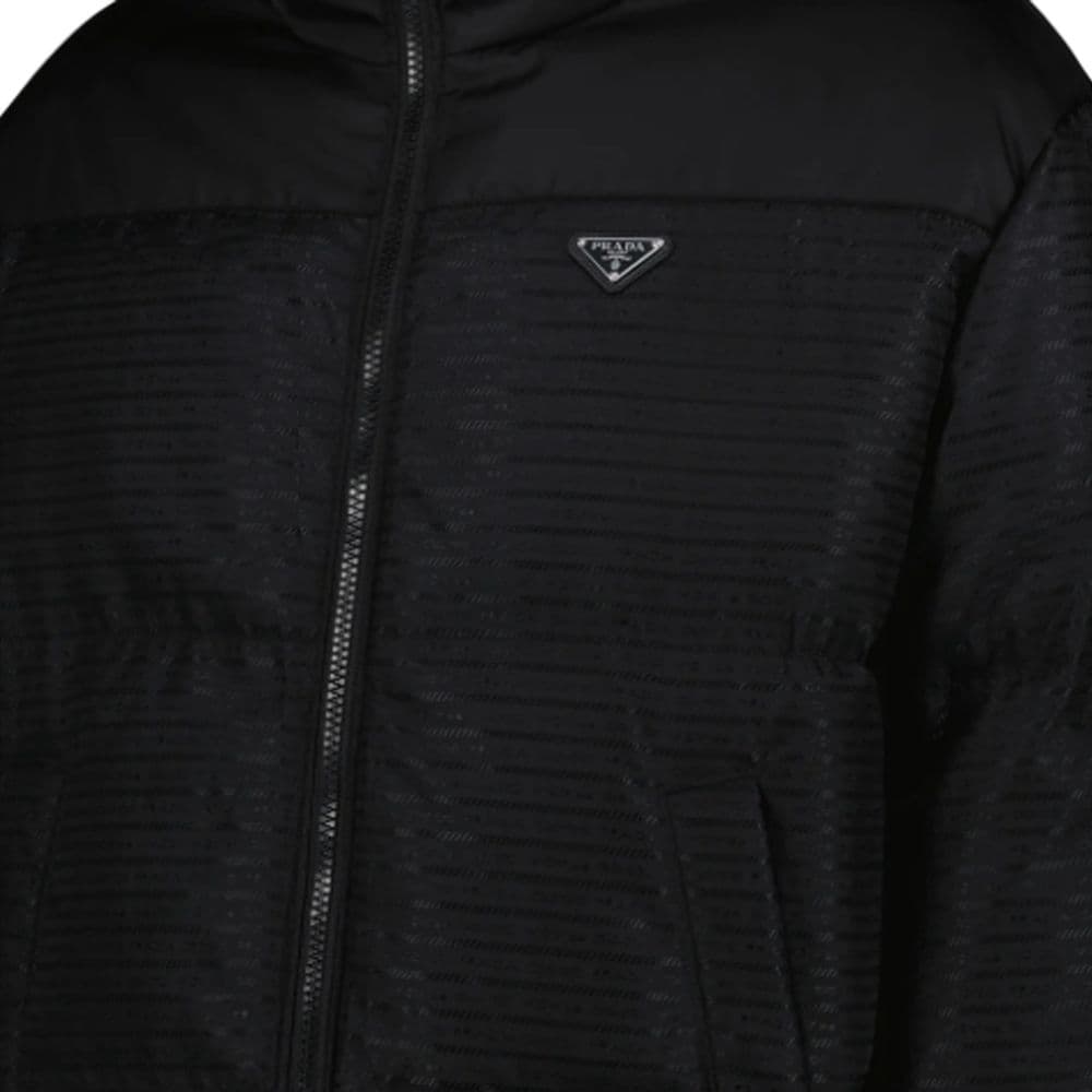 Зимняя куртка Prada FW22 Black Jacket - изображение 6