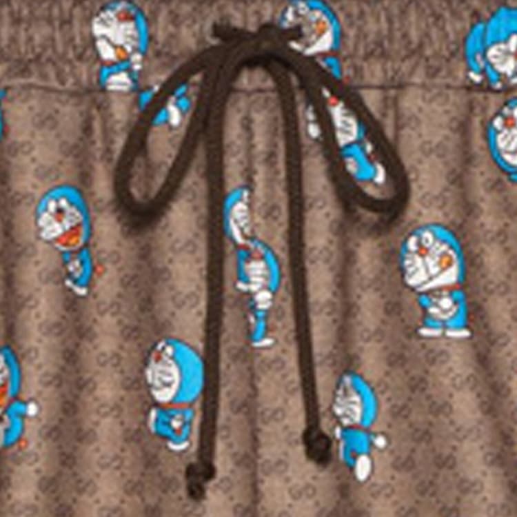 Шорты Gucci x Doraemon Brown Shorts - изображение 5