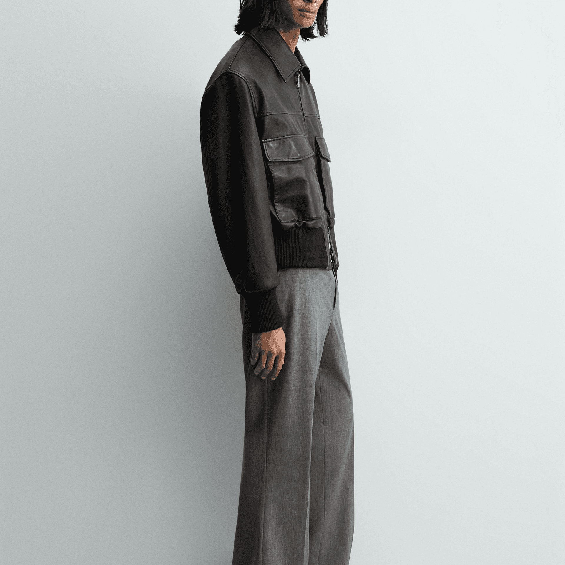Кожаная куртки ZARA LIMITED EDITION - изображение 4