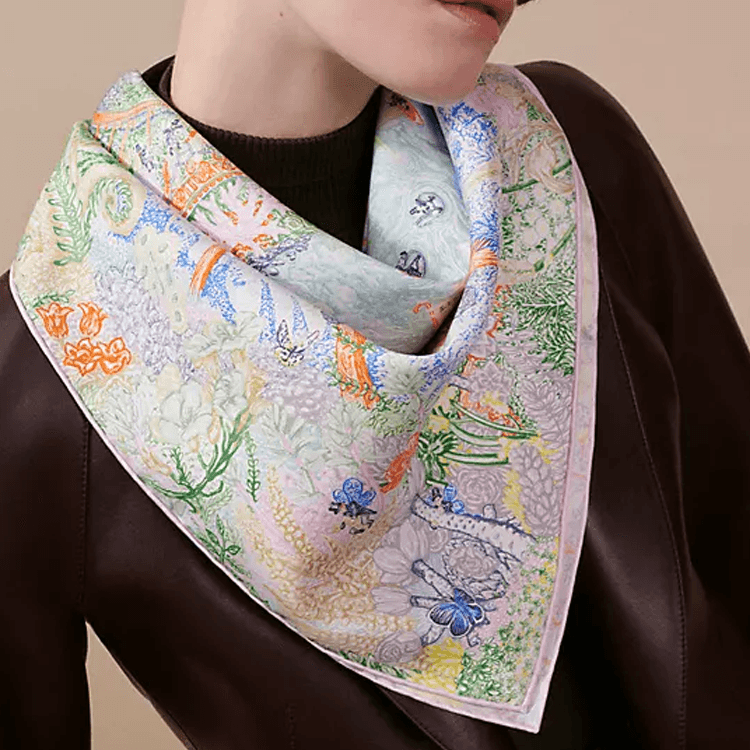 Платок Hermes Silk Scarf - изображение 3