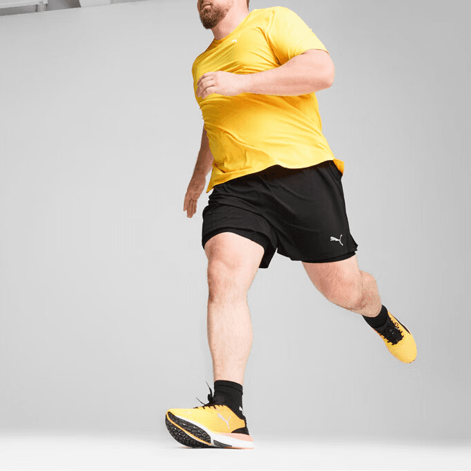 Футболка PUMA RUN CLOUDSPUN Sunlight Yellow - изображение 4