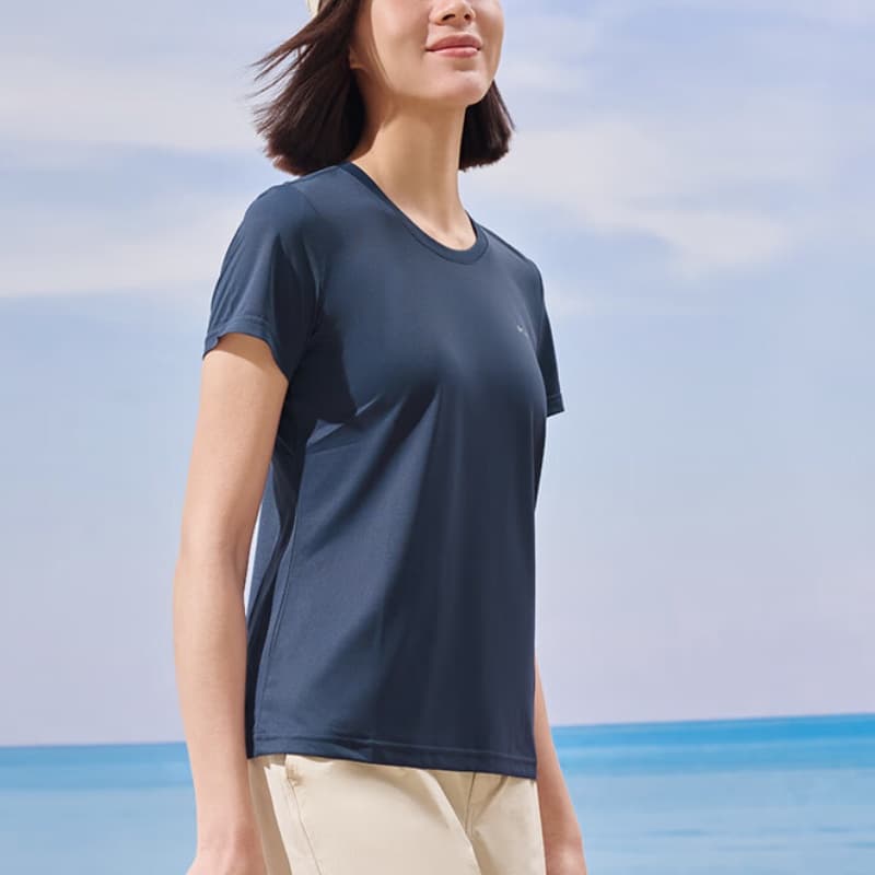 Колумбия City Outdoor Collection Стандартная (Стандартная) Беговая Рубашка Женская Морской Синий - изображение 5