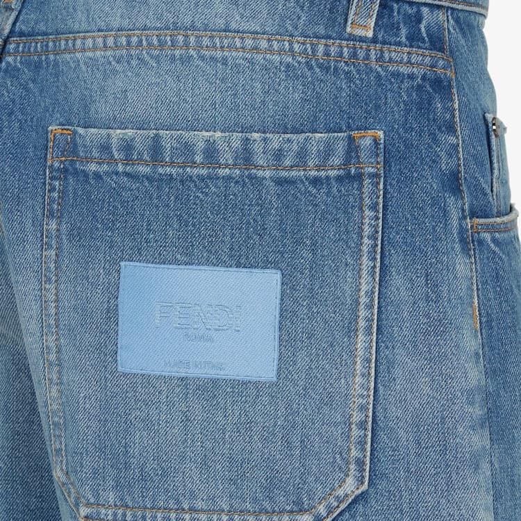 Шорты Fendi Shorts Blue - изображение 6
