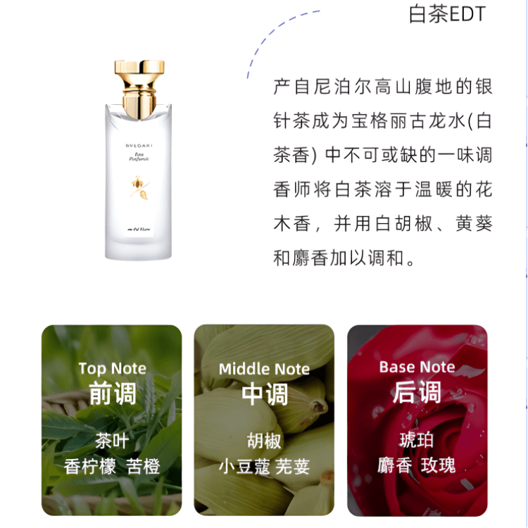 Парфюм BVLGARI White Tea EDC - изображение 2