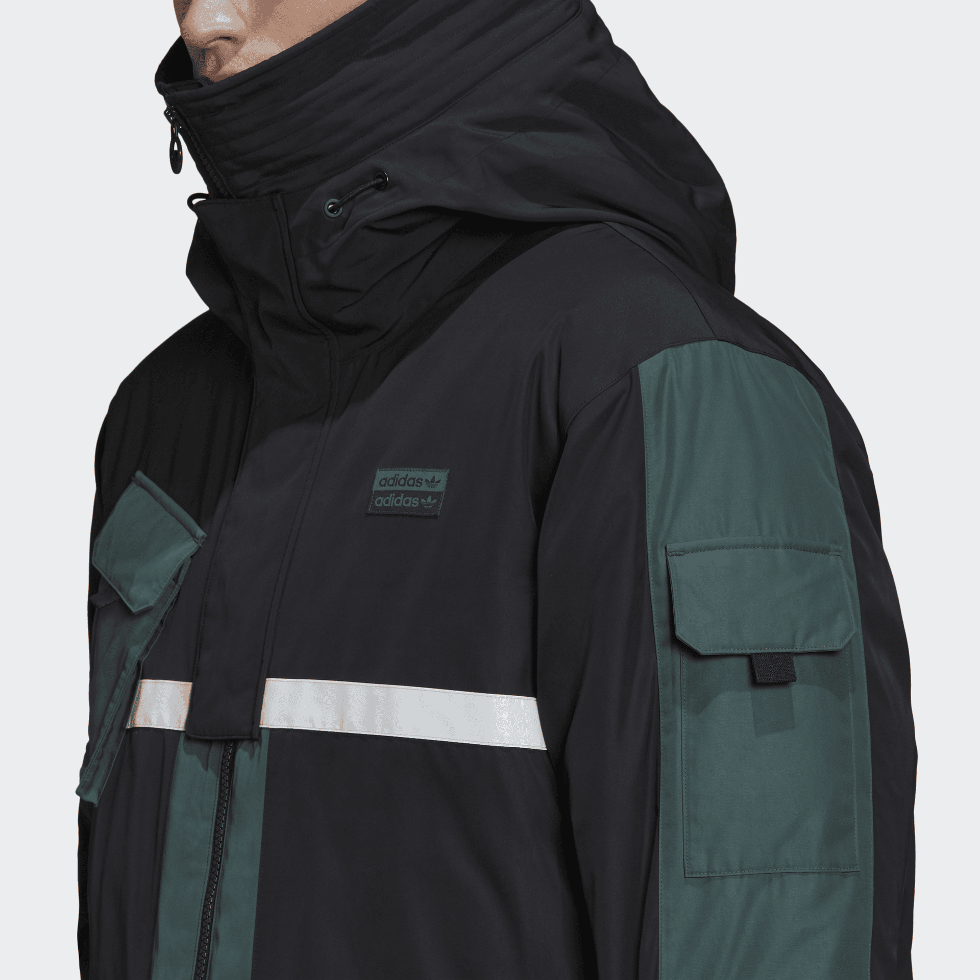 Зимняя куртка adidas Originals Long Down Jacket - изображение 3