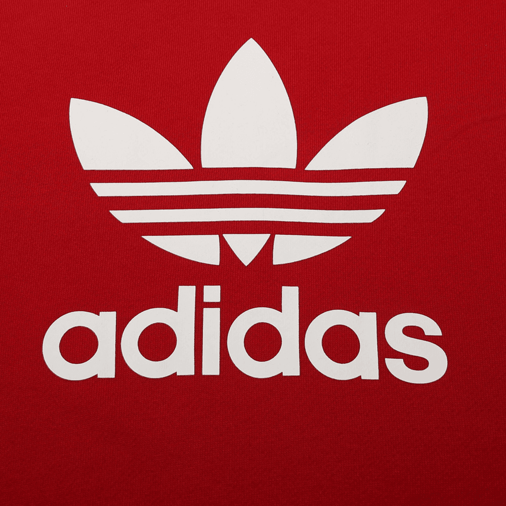 Худи adidas Trefoil Crew Red - изображение 4