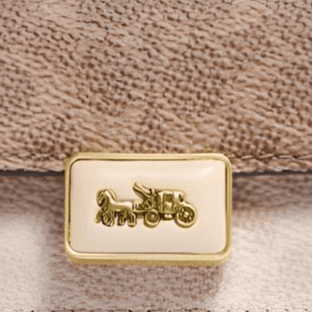 Кулон COACH ALIE Mini Leather Bag - изображение 3