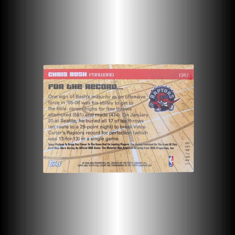 Коллекционные карточки Topps 2006 Full Court 499 - изображение 4