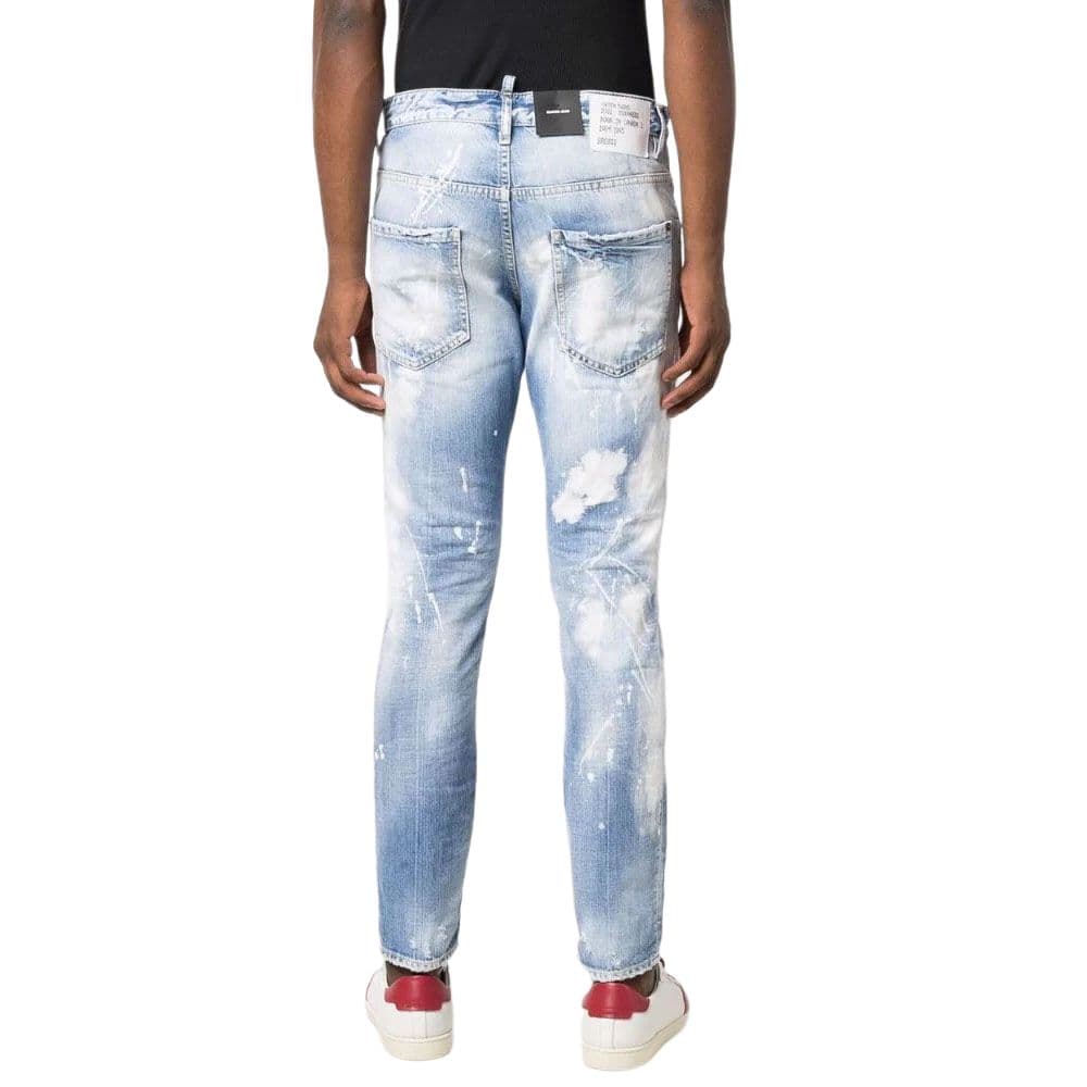 Штаны DSQUARED2 SS22 Light Blue Jeans — фото 6