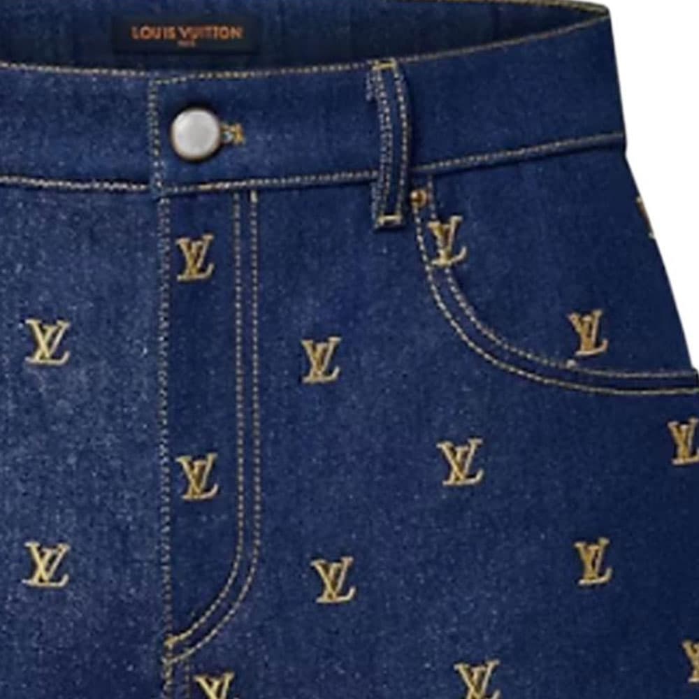 Джинсовые шорты LOUIS VUITTON SS24 - изображение 7