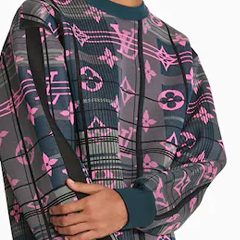 Кофта Louis Vuitton Pullover Sweatshirt Men's Dark Green — фото 6