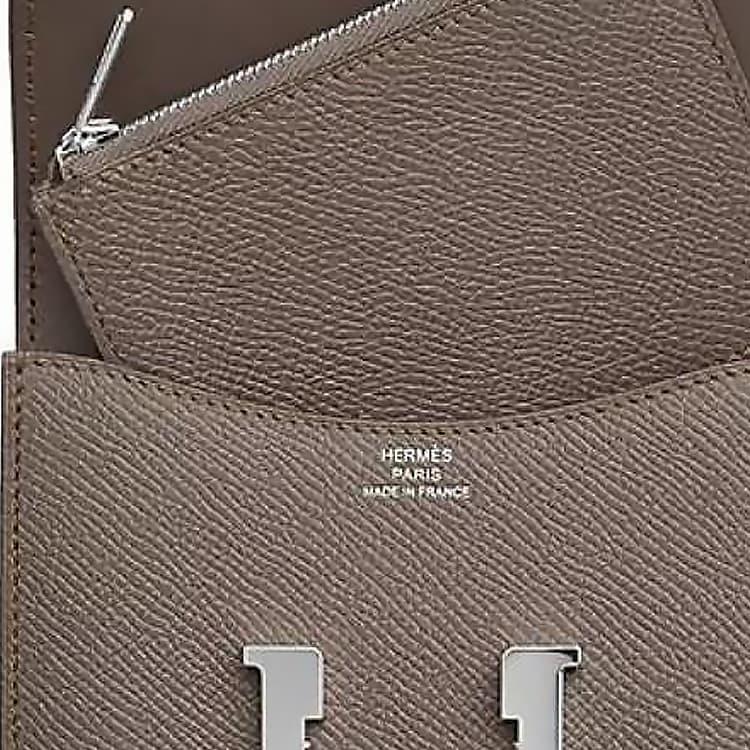 Поясная сумка HERMES Constance Slim Epsom 8F Gris tain - изображение 5