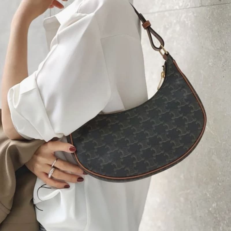 Сумка Celine Ava Triomphe Brown - изображение 11