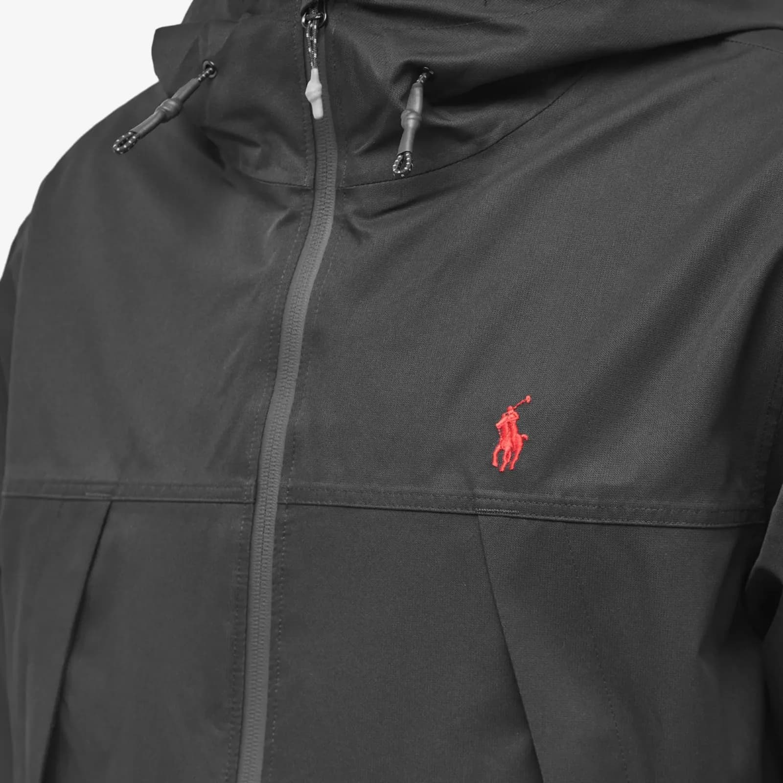 Куртка Polo Ralph Lauren Logo Zip Hoodie Jacket Black - изображение 7