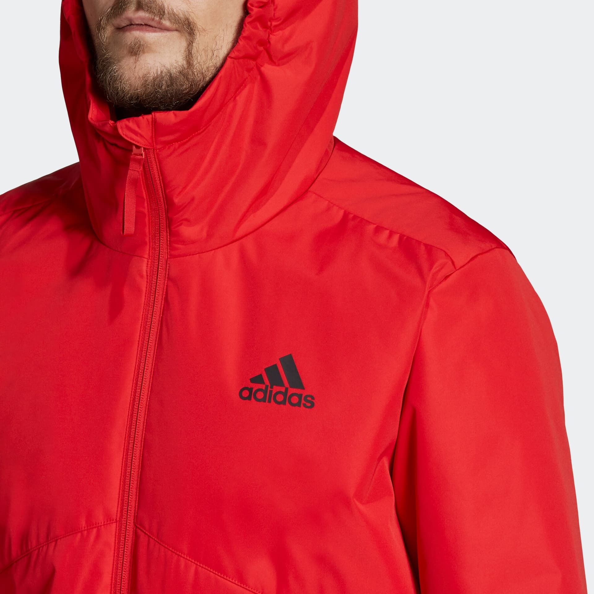 Зимняя куртка пуховик adidas Bsc St In H J - изображение 5
