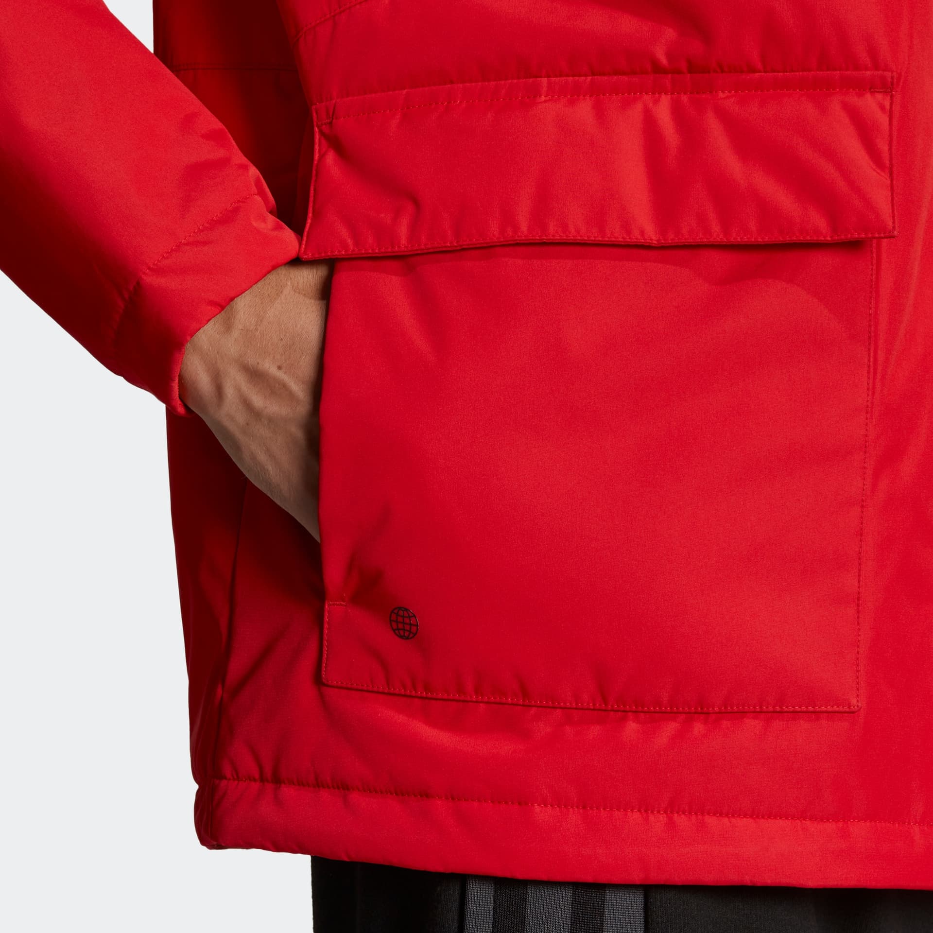 Зимняя куртка пуховик adidas Bsc St In H J - изображение 6