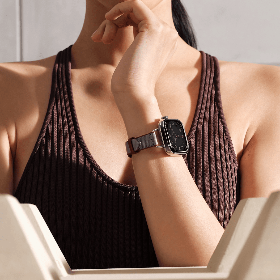 Smart часы HERMES Apple watch Series 11 Twill Jump Attelage 42mm - изображение 4