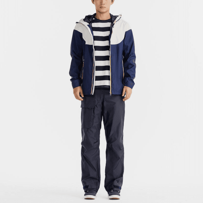 Демисезонная куртка DECATHLON TRIBORD 100 Navy white - изображение 4